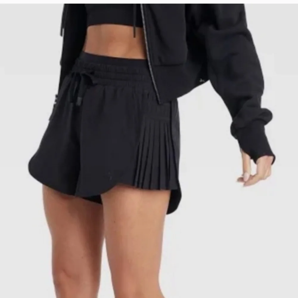 Women's High-Rise Pleated Side Shorts 2.5" - JoyLab Black XXL - Picture 3 of 12